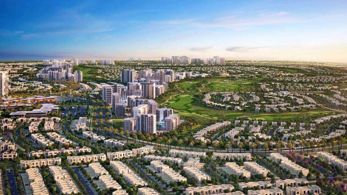 Emaar South Dubai golf course community townhouses and villas in Dubai South