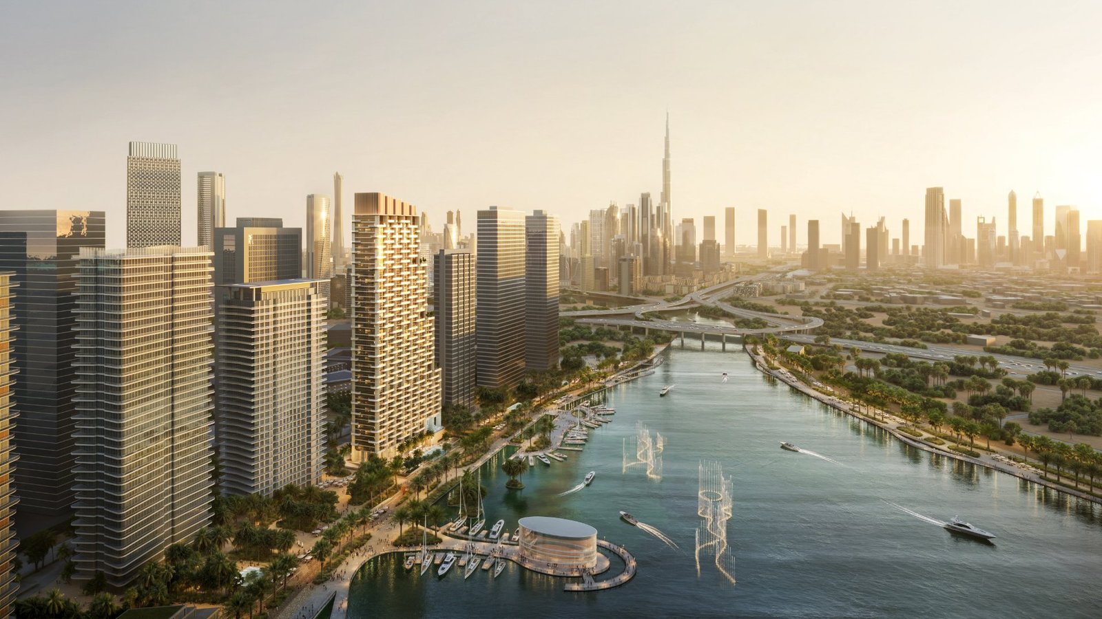 Buying off-plan in Dubai, showing a residential development under construction