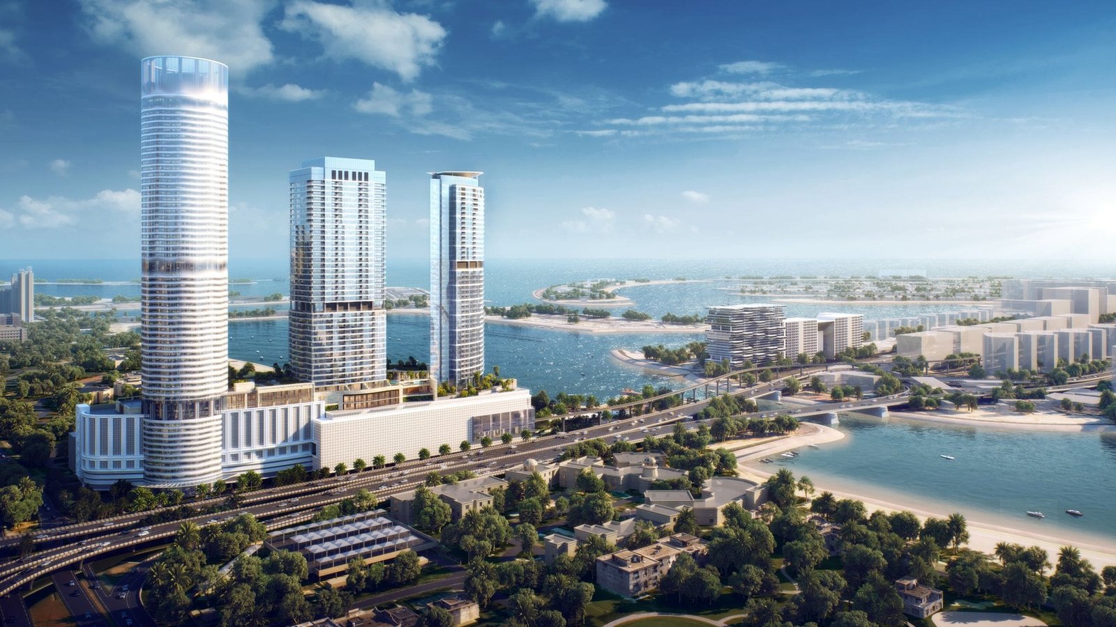 Palm Beach Towers by Nakheel beachfront apartments on Palm Jumeirah, Dubai