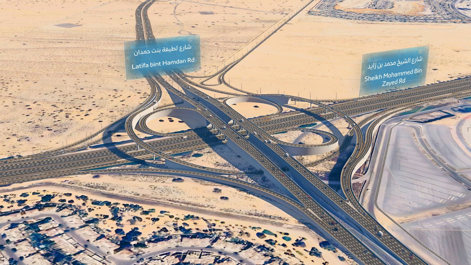 Latifa bint Hamdan Street corridor upgrade, the AED 2B RTA road project in Dubai