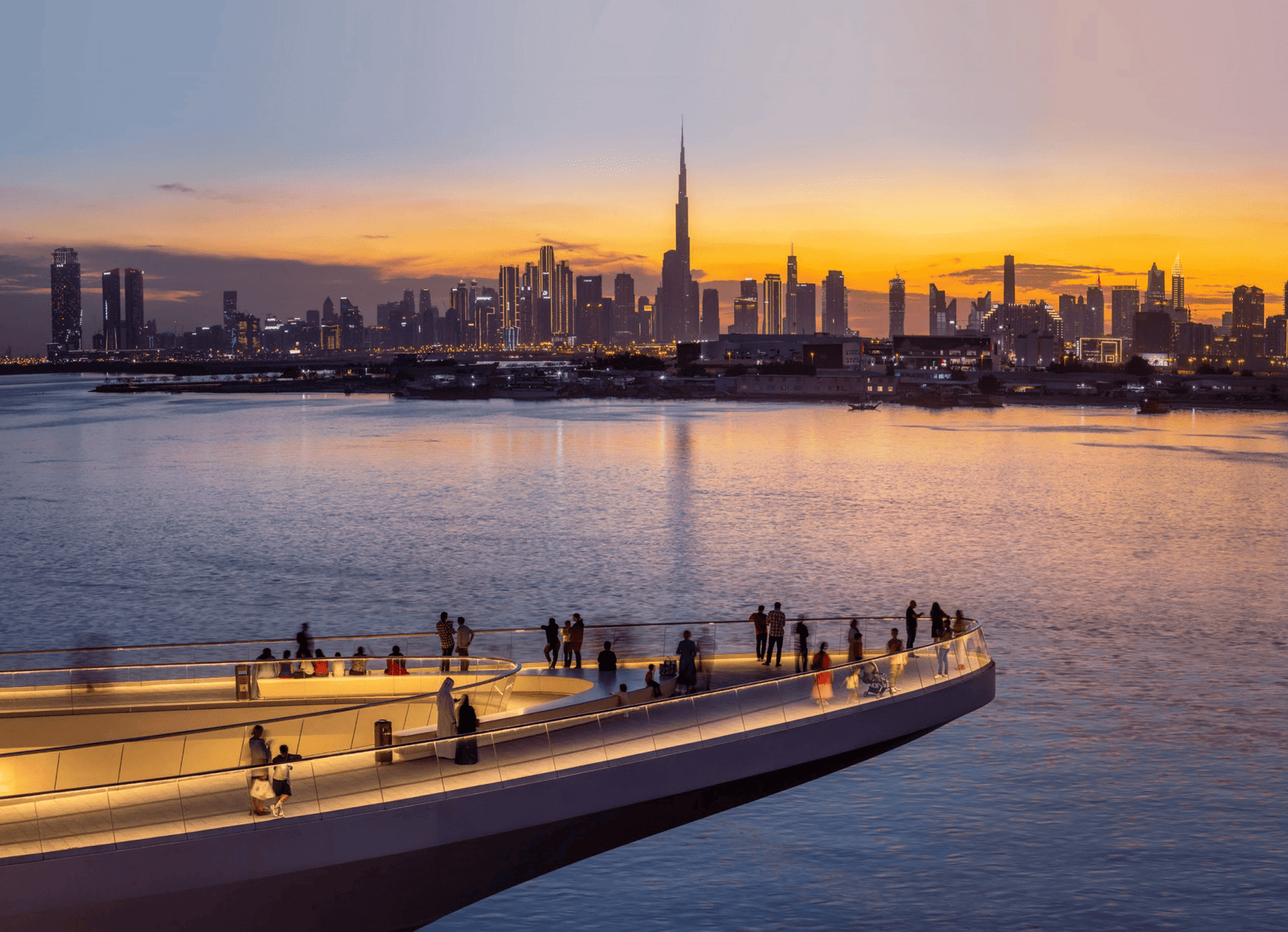 Dubai Creek Harbour Masterplan Dubai Creek Harbour waterfront promenade near Downtown Dubai
