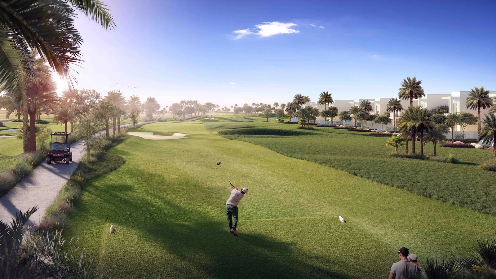 Emaar South Prices 2026: Villas, Apartments & Plans Aerial view of the golf course at Emaar South