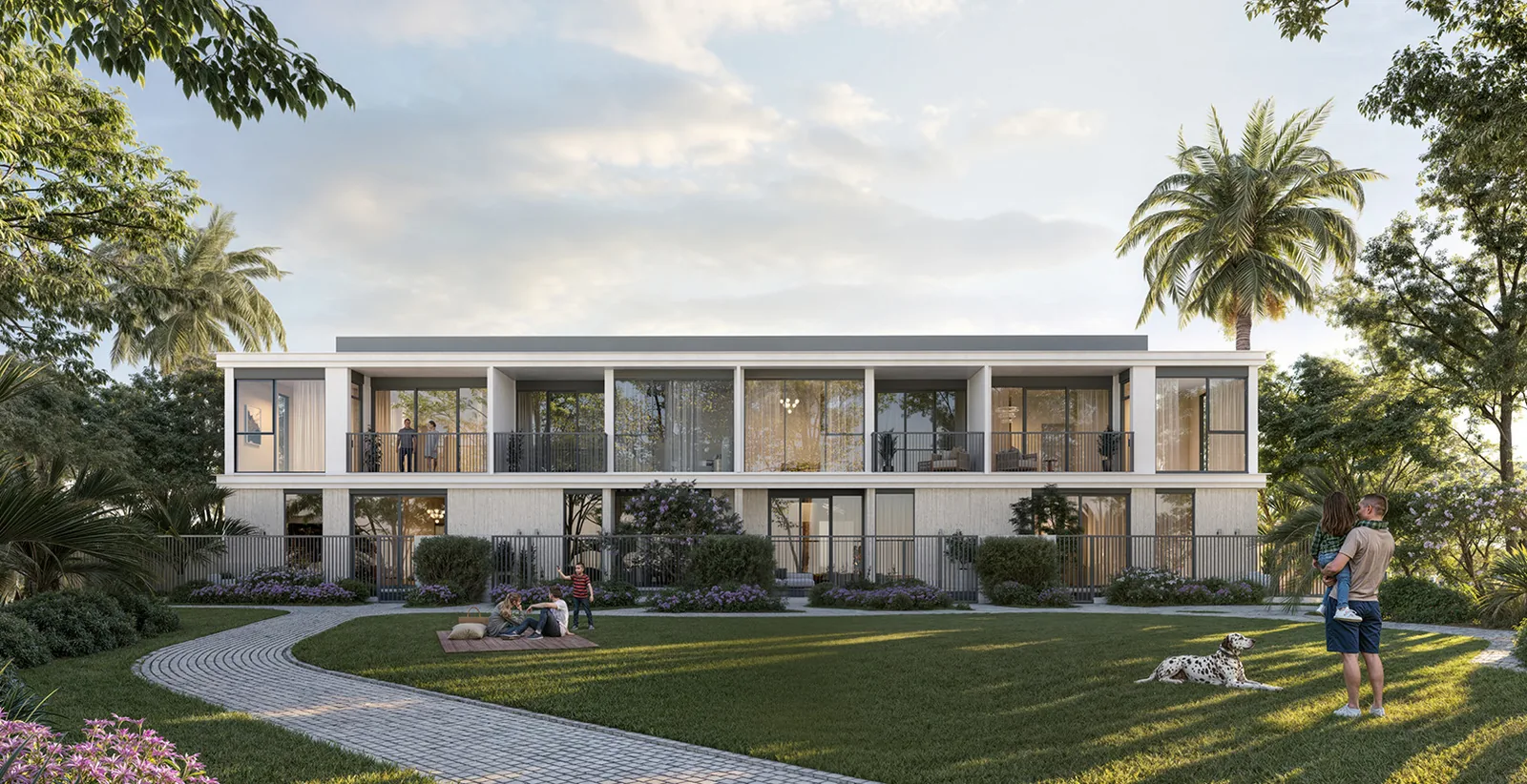 Emaar South Prices 2026: Villas, Apartments & Plans Townhouse cluster with lawns at Greenridge, Emaar South