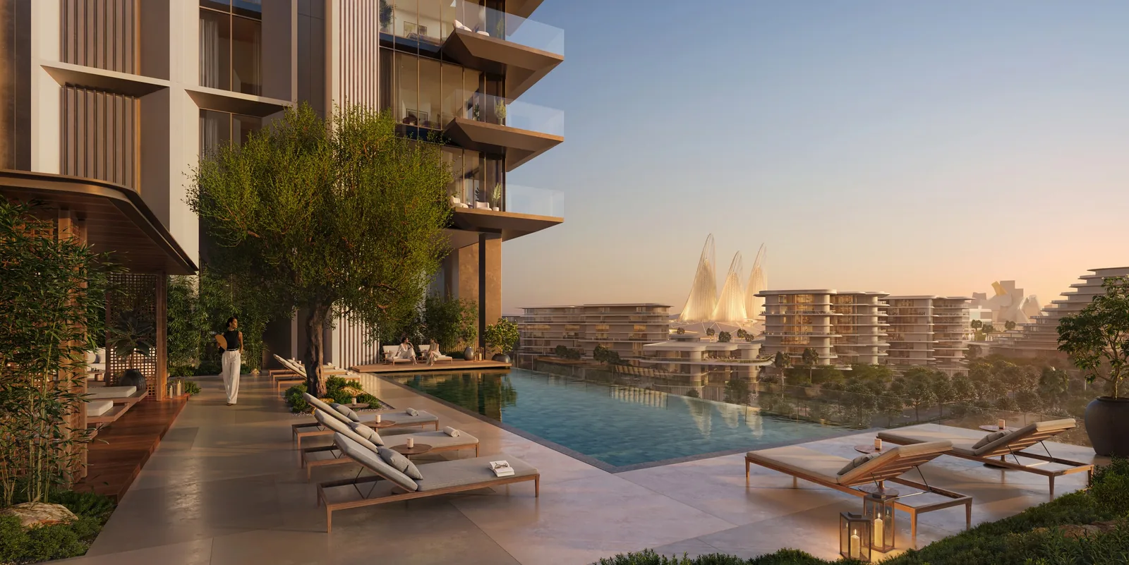 Sei Saadiyat by Aldar Review: Worth It in 2026? Rooftop pool at Sei Saadiyat with Cultural District views
