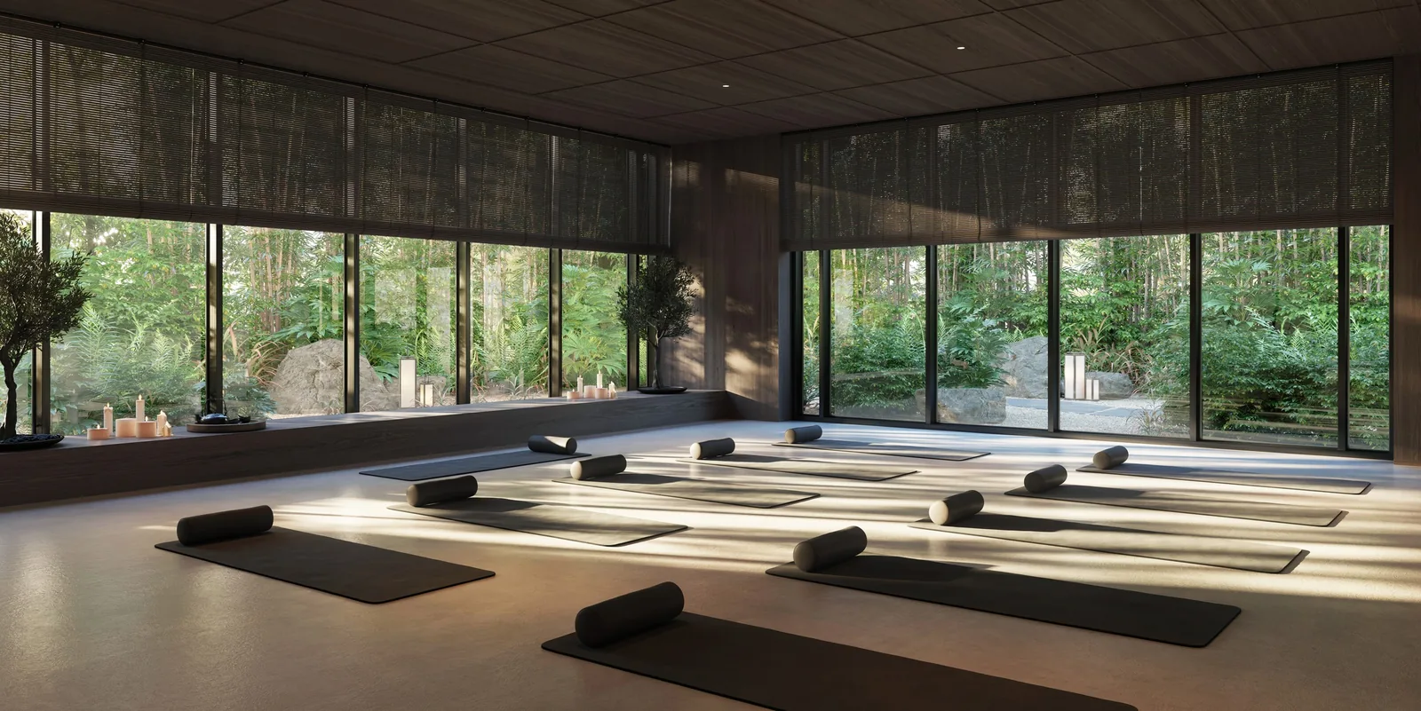 Sei Saadiyat by Aldar Review: Worth It in 2026? Yoga studio at Sei Saadiyat