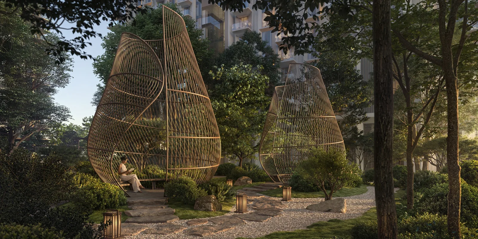 Sei Saadiyat by Aldar Review: Worth It in 2026? Pod garden on the Discovery Trail at Sei Saadiyat
